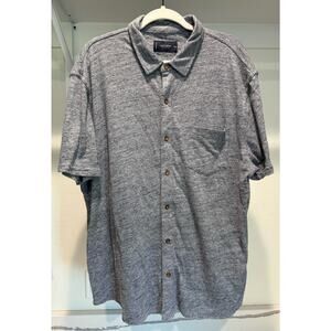 Lucky‎ Brand Men's Polo Soft Feel Size XXL Navy Heather 2XL